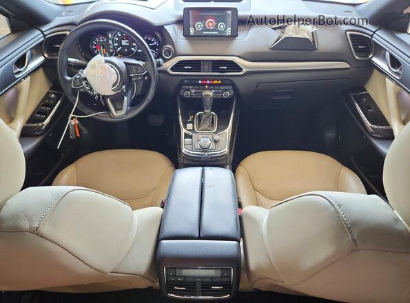 JM3TCBDY1K0321569 2019 MAZDA CX-9 White Widok deski rozdzielczej