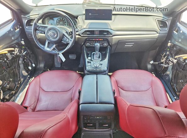 JM3TCBDY2M0537157 2021 MAZDA CX-9 Blue Առջևի վահանակի տեսք