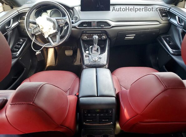 JM3TCBDY2N0619441 2022 MAZDA CX-9 Blue წინა პანელის ხედი
