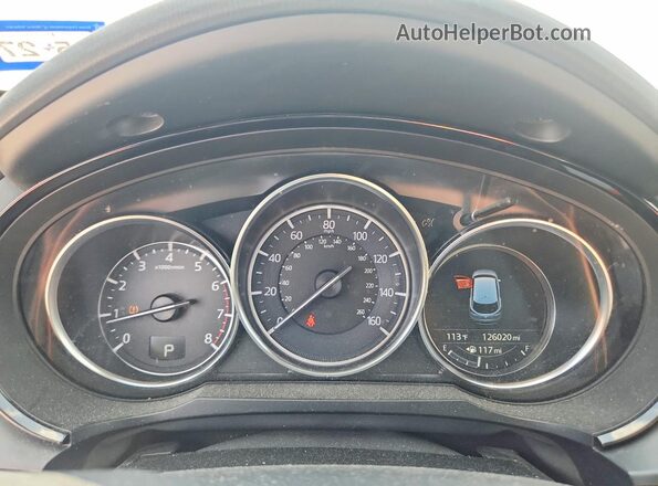 JM3TCBDY3G0125592 2016 MAZDA CX-9 Gray Vista del cuadro de instrumentos