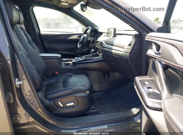 JM3TCBDY3H0133709 2017 MAZDA CX-9 Серый Вид салона спереди