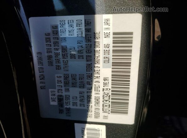 JM3TCBDY3K0324179 2019 MAZDA CX-9 Gray Vista de la etiqueta del VIN