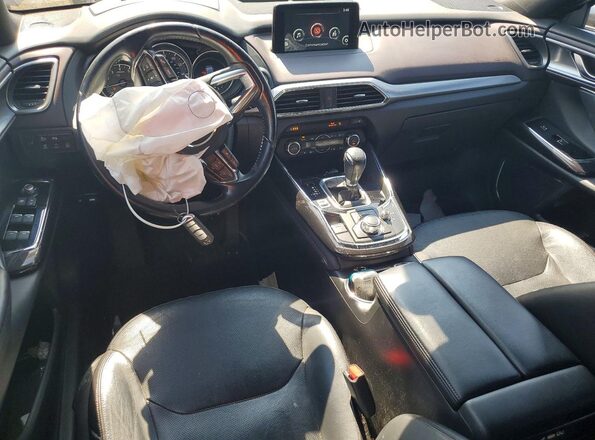 JM3TCBDY6G0120189 2016 MAZDA CX-9 Blue Widok deski rozdzielczej