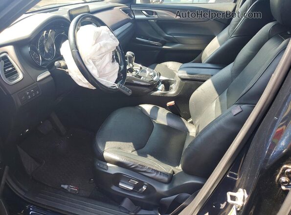JM3TCBDY6G0120189 2016 MAZDA CX-9 Blue Widok wnętrza z przodu