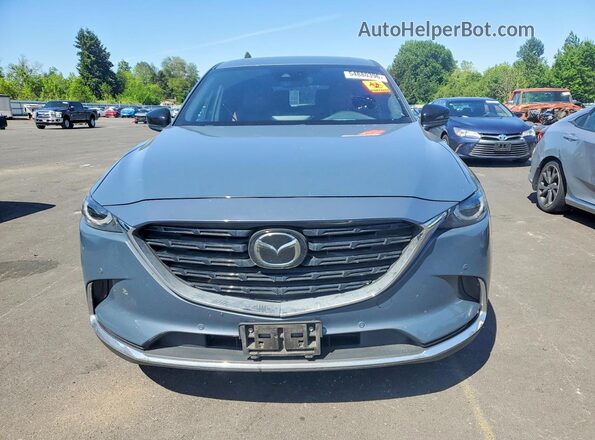 JM3TCBDY6P0636875 2023 MAZDA CX-9 Blue წინა ხედი