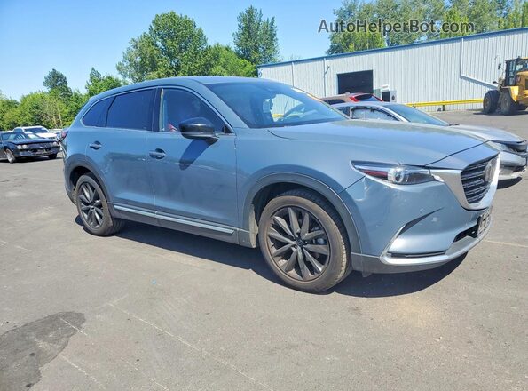 JM3TCBDY6P0636875 2023 MAZDA CX-9 Blue წინა მარჯვენა