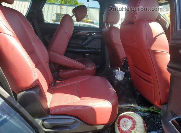 JM3TCBDY6P0636875 2023 MAZDA CX-9 Blue უკანა სავარძლების ხედი