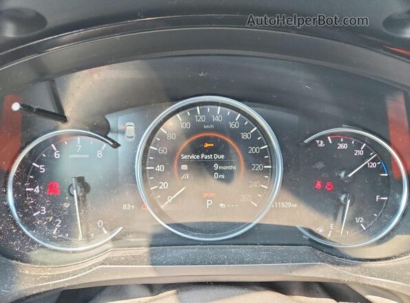 JM3TCBDY7K0323939 2019 MAZDA CX-9 White Սարքավորումների վահանակի տեսք