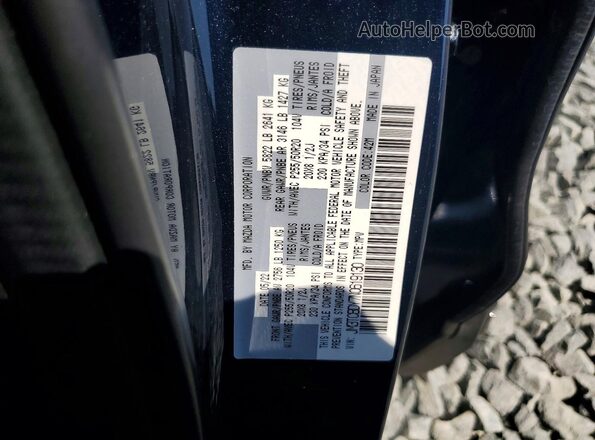 JM3TCBDY7N0619130 2022 MAZDA CX-9 Синий Вид наклейки с VIN-кодом
