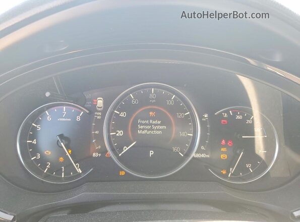 JM3TCBDY8K0322573 2019 MAZDA CX-9 Charcoal Instrument cluster view