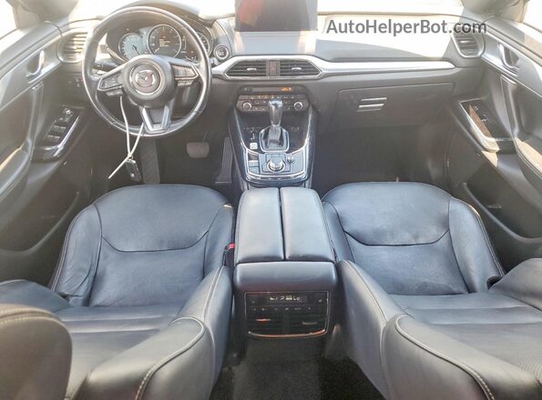 JM3TCBDY9N0608498 2022 MAZDA CX-9 Blue Вид панелі приладів