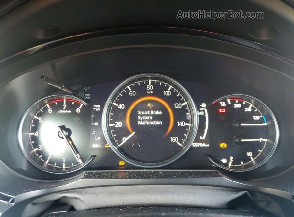 JM3TCBDY9N0608498 2022 MAZDA CX-9 Blue Вид щитка приладів