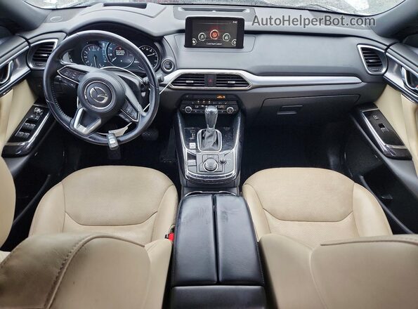 JM3TCBDYXK0310845 2019 MAZDA CX-9 White Առջևի վահանակի տեսք