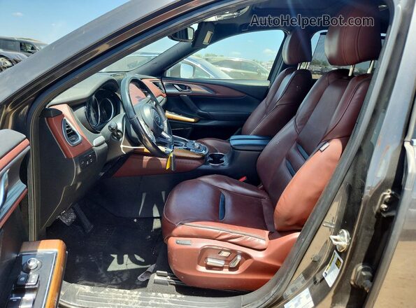 JM3TCBEY2J0207108 2018 MAZDA CX-9 Gray Vista interior delantera