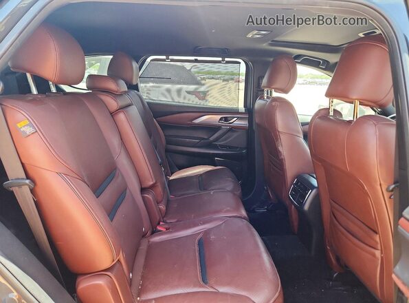 JM3TCBEY2J0207108 2018 MAZDA CX-9 Gray Vista de los asientos traseros