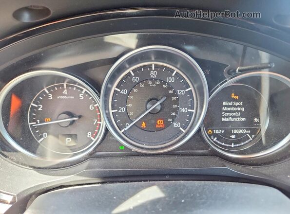 JM3TCBEY2J0207108 2018 MAZDA CX-9 Gray Vista del cuadro de instrumentos