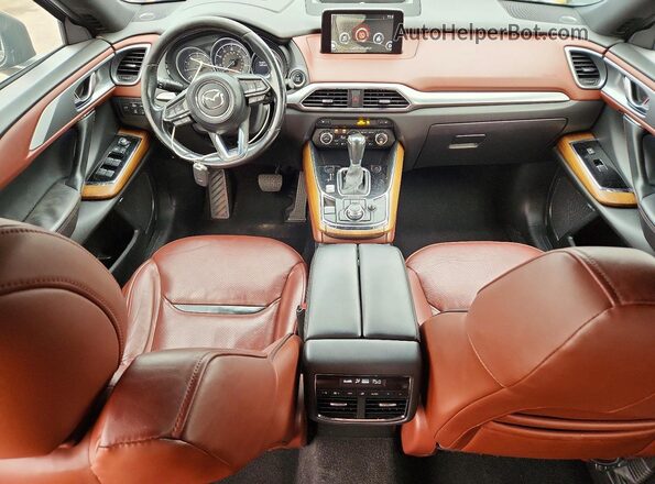 JM3TCBEY3G0112386 2016 MAZDA CX-9 Black Widok deski rozdzielczej