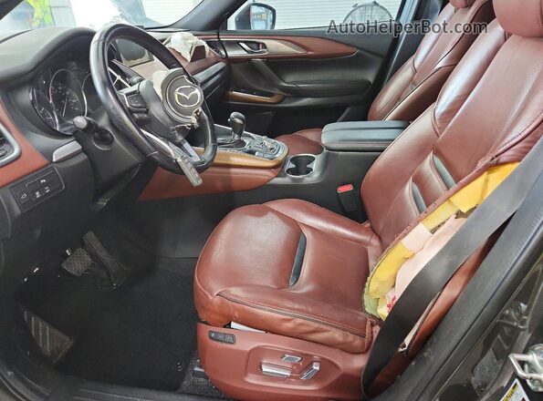 JM3TCBEY8J0235981 2018 MAZDA CX-9 Серый Вид салона спереди