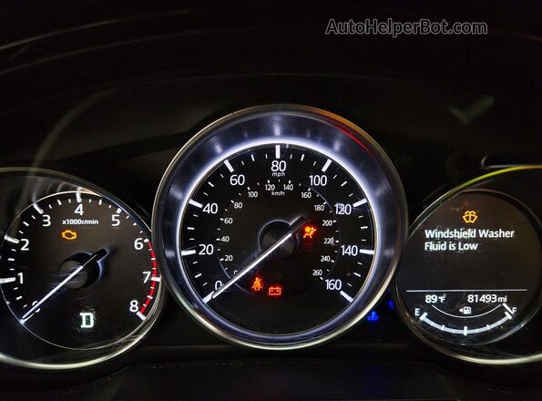JM3TCBEY8J0235981 2018 MAZDA CX-9 Серый Вид щитка приборов