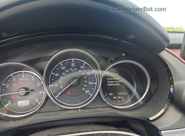 JM3TCBEY9G0105152 2016 MAZDA CX-9 Gray Widok zestawu wskaźników