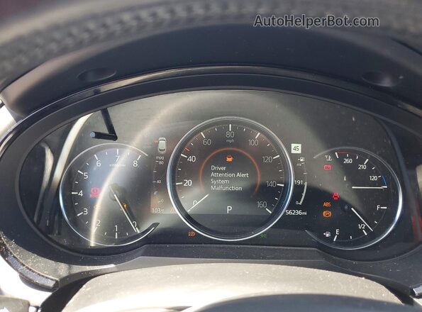 JM3TCBEYXM0538300 2021 MAZDA CX-9 Red Widok zestawu wskaźników