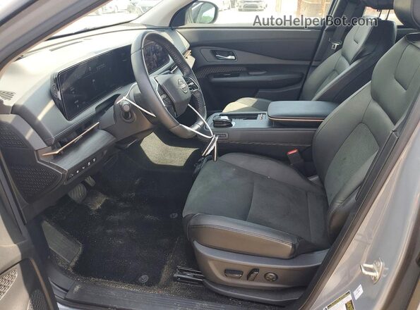 JN1AF0BA0PM400624 2023 NISSAN ARIYA Gray Widok wnętrza z przodu
