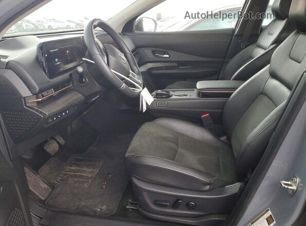 JN1AF0BA1PM407128 2023 NISSAN ARIYA Gray წინა სალონის ხედი