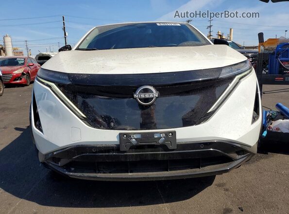 JN1AF0BA4RM436545 2024 NISSAN ARIYA White წინა ხედი