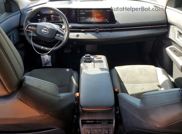 JN1AF0BA4RM436545 2024 NISSAN ARIYA White წინა პანელის ხედი