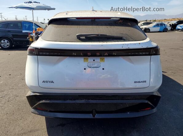 JN1AF0BA4RM436545 2024 NISSAN ARIYA White უკანა ხედი
