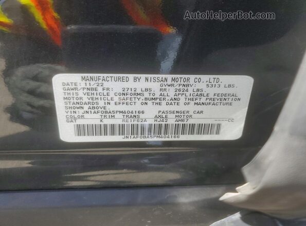JN1AF0BA5PM404166 2023 NISSAN ARIYA Black 360 interior view