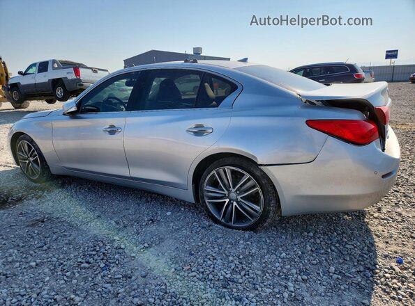 JN1AV7AR2GM530102 2016 INFINITI Q50 Серебряный Задняя левая четверть