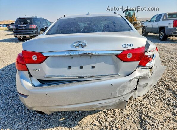 JN1AV7AR2GM530102 2016 INFINITI Q50 Серебряный Вид сзади