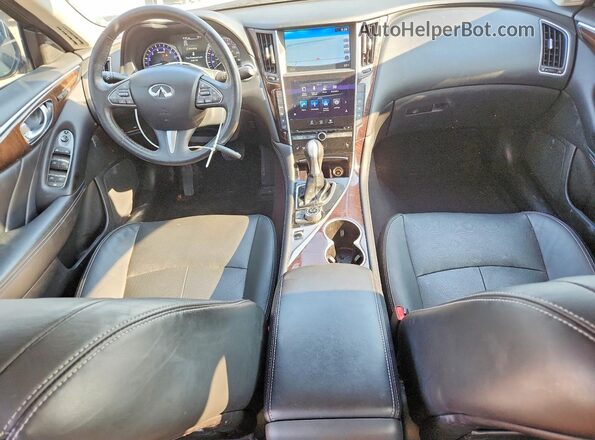 JN1AV7AR2GM530102 2016 INFINITI Q50 Серебряный Вид панели приборов