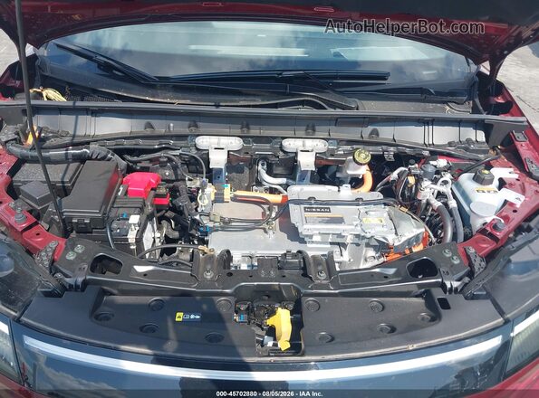 JN1AZ2EB0TM300234 2026 NISSAN LEAF Maroon Vista trasera