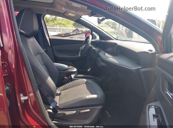 JN1AZ2EB0TM300234 2026 NISSAN LEAF Maroon Vista interior delantera
