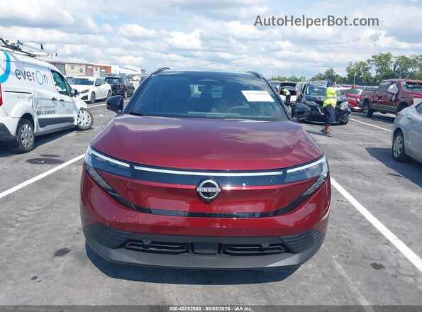 JN1AZ2EB0TM300234 2026 NISSAN LEAF Maroon Vista frontal