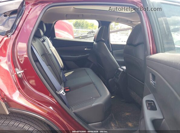 JN1AZ2EB0TM300234 2026 NISSAN LEAF Maroon Vista de la etiqueta del VIN