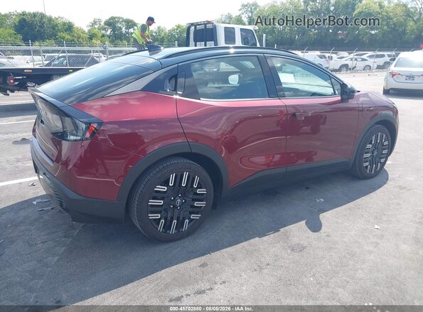 JN1AZ2EB0TM300234 2026 NISSAN LEAF Maroon Trasero derecho