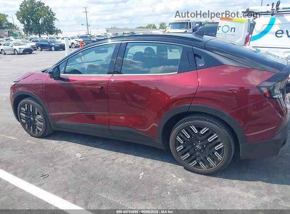 JN1AZ2EB0TM300234 2026 NISSAN LEAF Maroon Vista interior de 360 grados