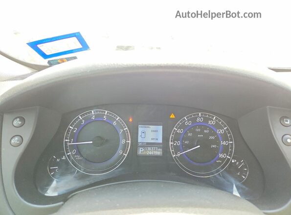 JN1BJ0RP0HM385704 2017 INFINITI QX50 Black Instrument cluster view