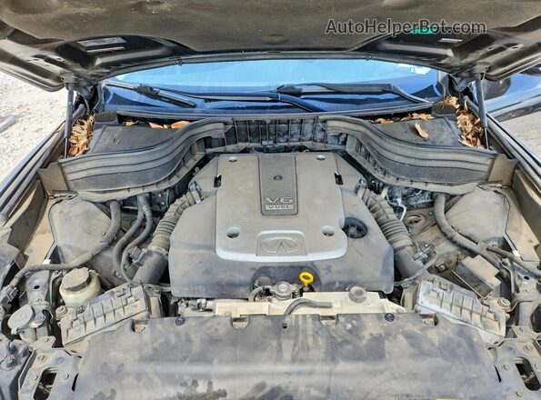 JN1BJ0RP0HM385704 2017 INFINITI QX50 Black Engine compartment view