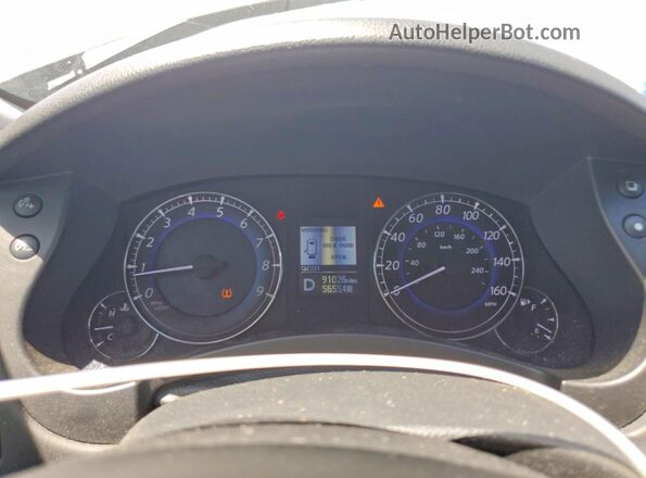 JN1BJ0RP3HM386619 2017 INFINITI QX50 Silver Vista del cuadro de instrumentos