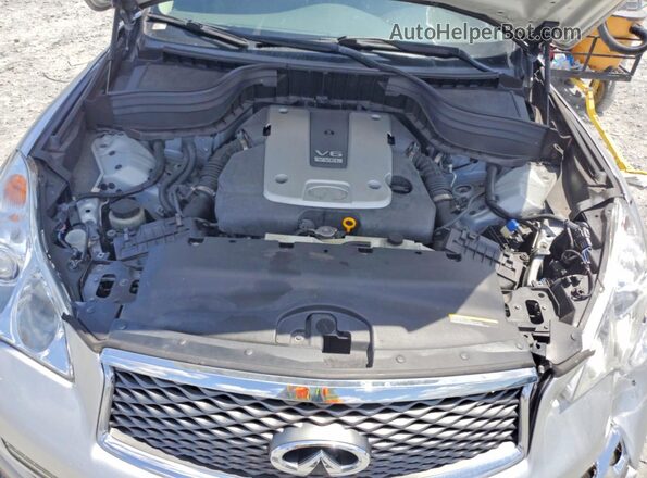 JN1BJ0RP3HM386619 2017 INFINITI QX50 Silver Vista del compartimento del motor