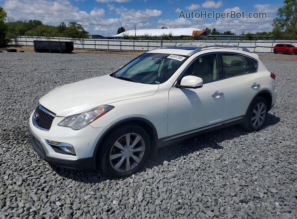 JN1BJ0RP8HM386485 2017 INFINITI QX50 White უკანა მარცხენა