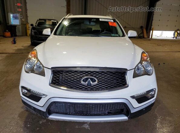 JN1BJ0RR0HM417195 2017 INFINITI QX50 White Front view