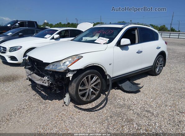 JN1BJ0RR6HM414155 2017 INFINITI QX50 White Vista tres cuartos delantera izquierda
