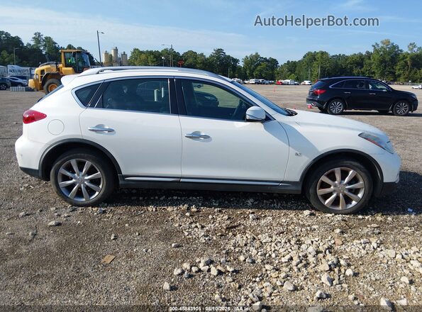 JN1BJ0RR8HM403691 2017 INFINITI QX50 White Widok wnętrza z tyłu