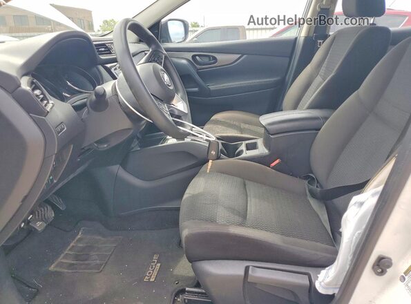 JN1BJ1AV0MW304151 2021 NISSAN ROGUE White Widok wnętrza z przodu