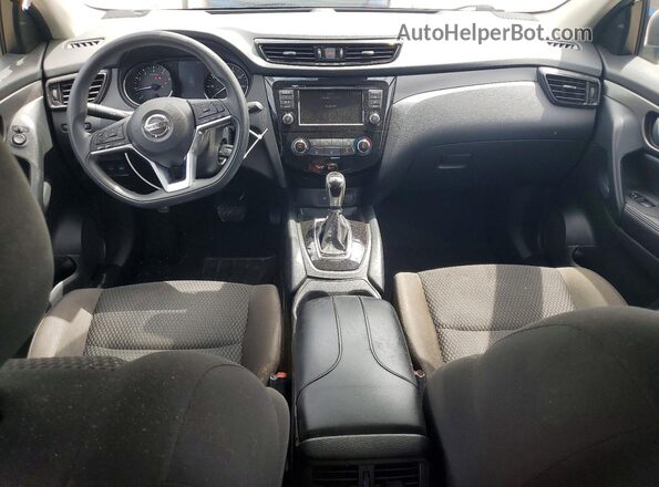 JN1BJ1AV0MW304151 2021 NISSAN ROGUE White Widok deski rozdzielczej